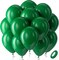 Green Balloons Latex Party Balloons - 100 Pack 12 inch Round Helium Balloons for Dark Green Themed Wedding Graduation Anniversary Birthday Party Backdrop Decorations